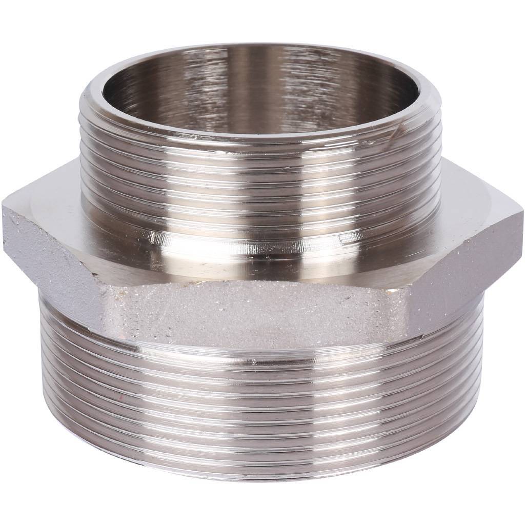Ниппель НН STOUT переходной никелированный 2 1/2X2, SFT-0004-002122