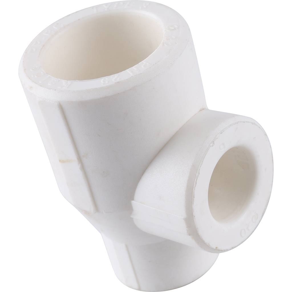 Тройник переходной Kalde 32х20х20 для полипропиленовых труб под сварку (цвет белый), 3212-tio-322020