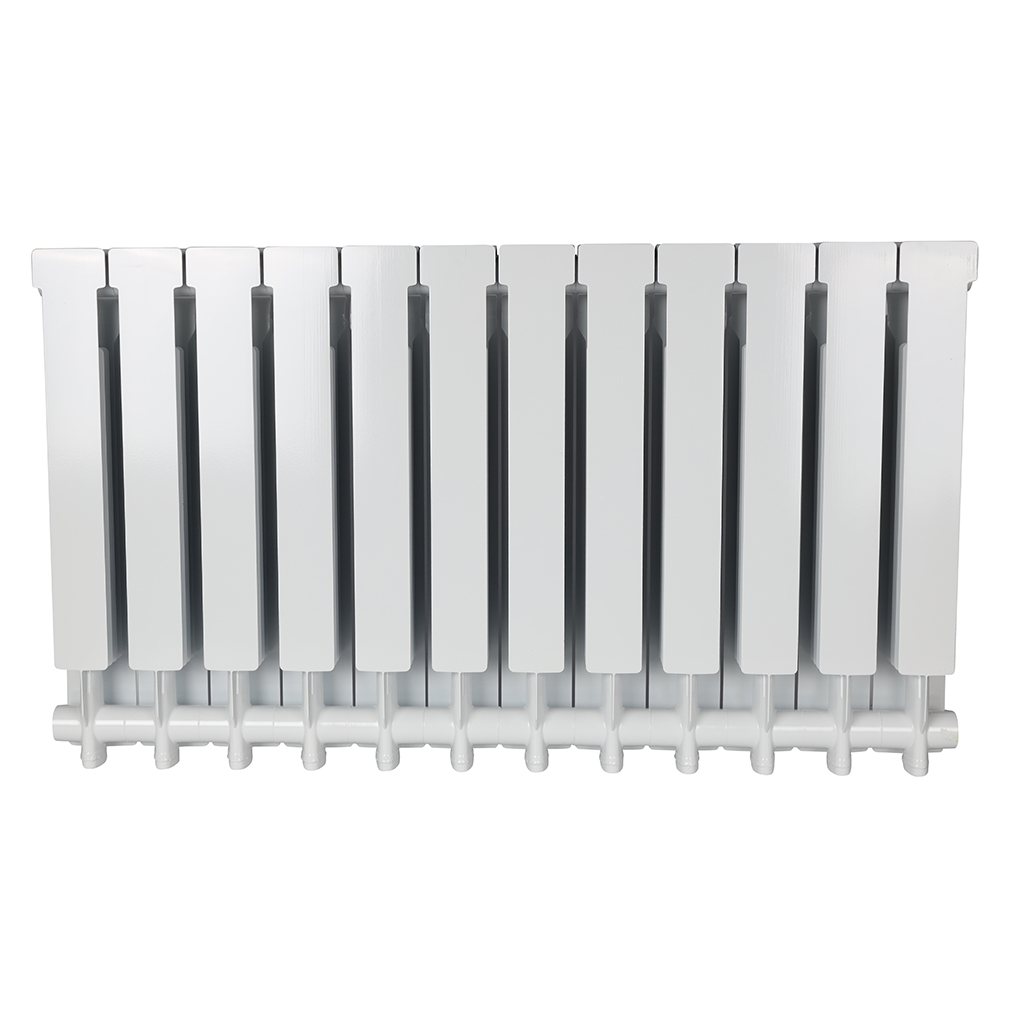 Радиатор алюминиевый STOUT ALPHA 500 12 секций боковое подключение (белый RAL 9016), SRA-2310-050012