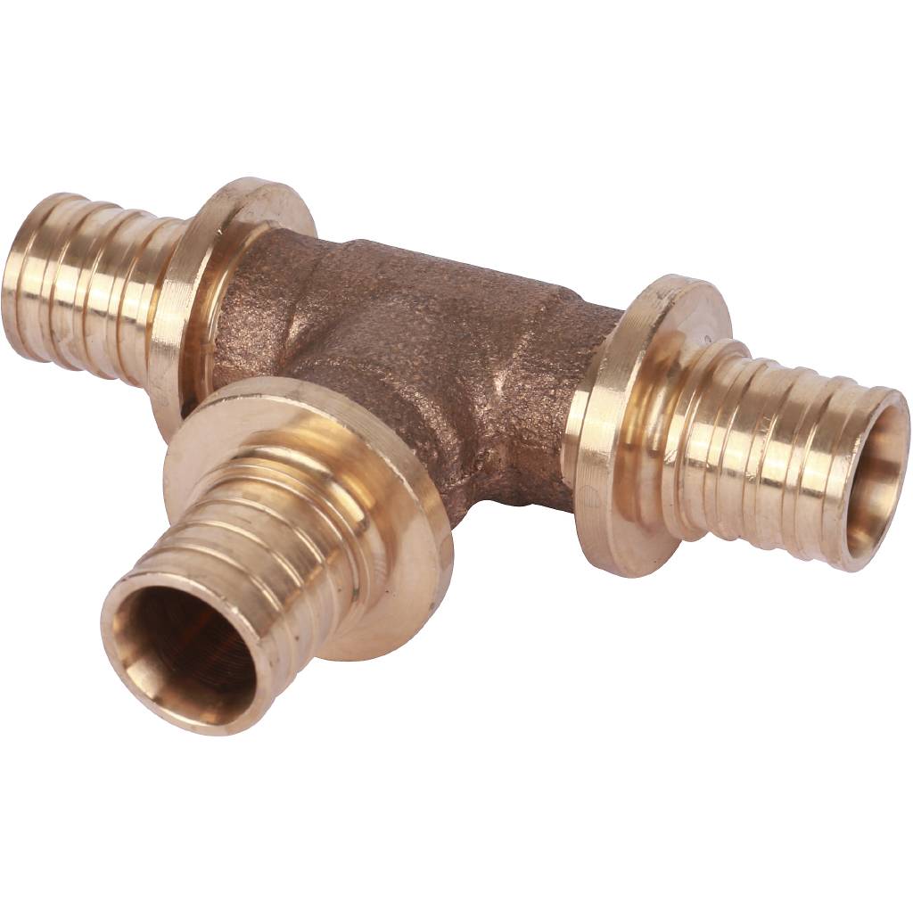 Тройник равнопроходный РЕХАУ RAUTITAN PLATINUM 16-16-16 RX для труб из сшитого полиэтилена аксиальный, 13777241001