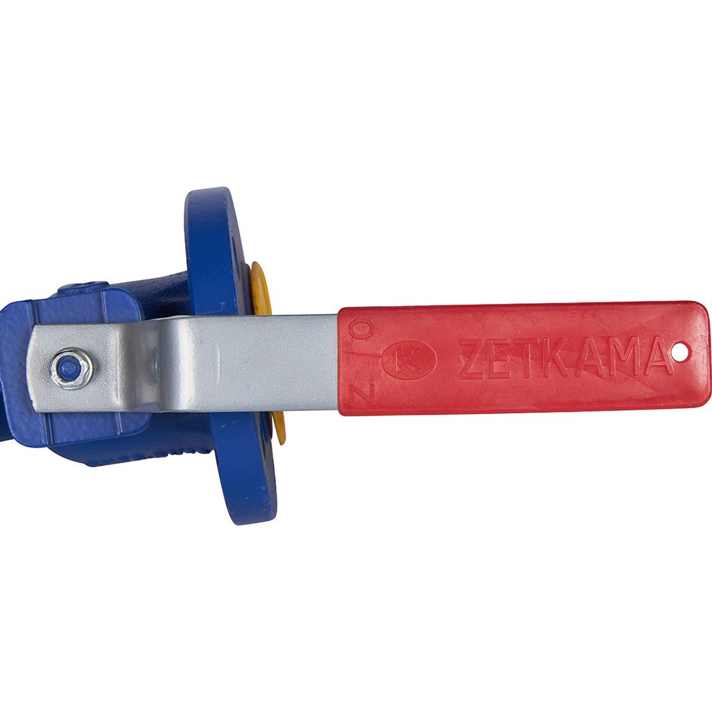 Кран шаровой ZETKAMA 565A Ду20 РУ16 фланцевый, 565A020C09