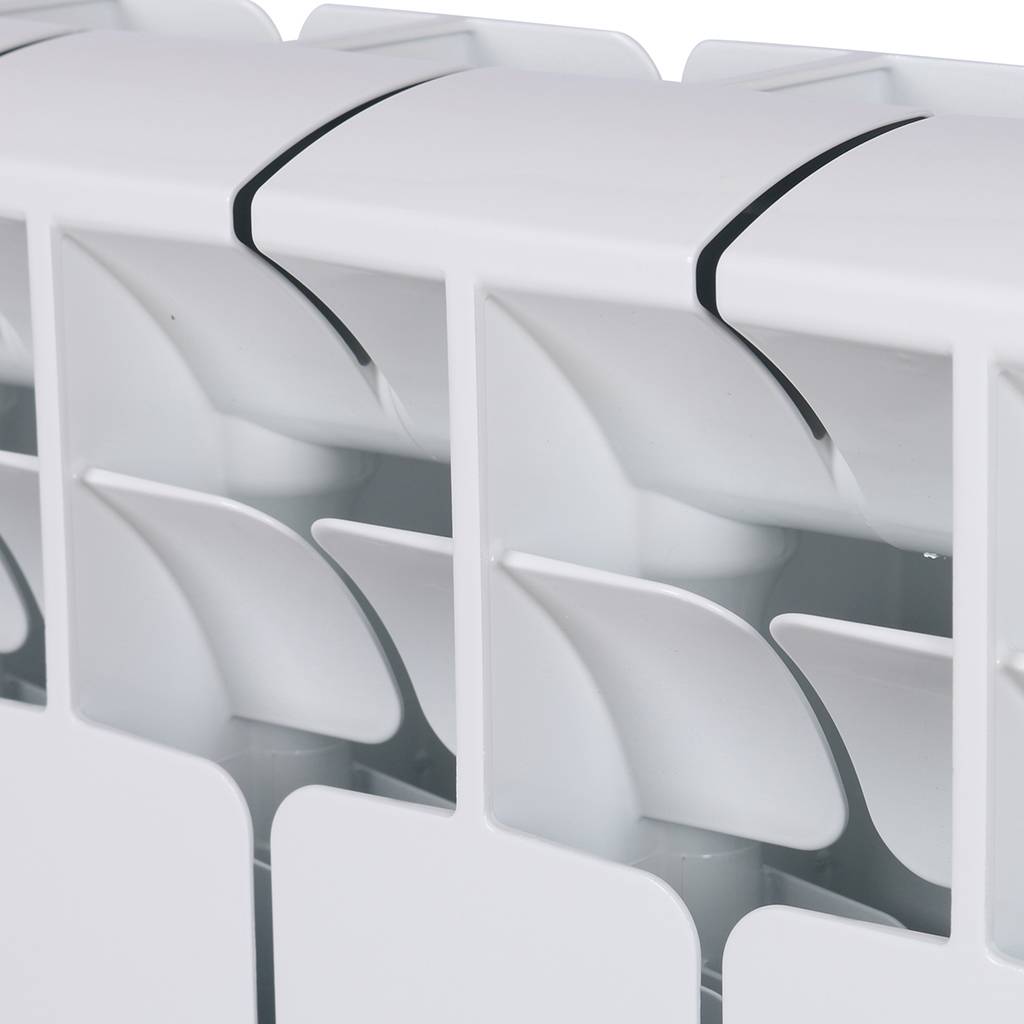 Радиатор биметаллический RIFAR BASE VENTIL 500 BVR 6 секций нижнее правое подключение (белый RAL 9016), 1RB50.VR-6