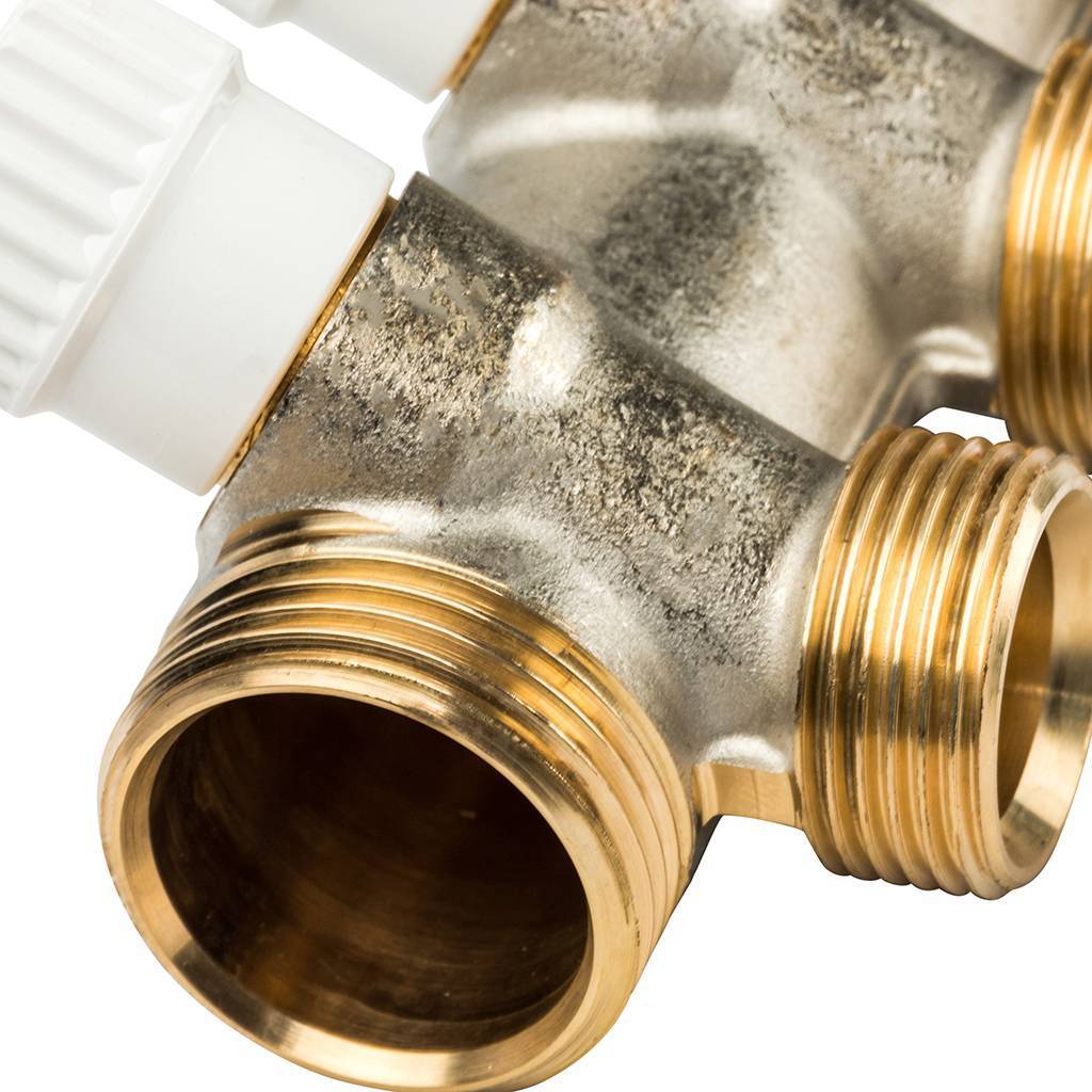 4-х ходовой коллектор LUXOR с перекрывающими кранами CP 454 (G1xG3/4 EK)