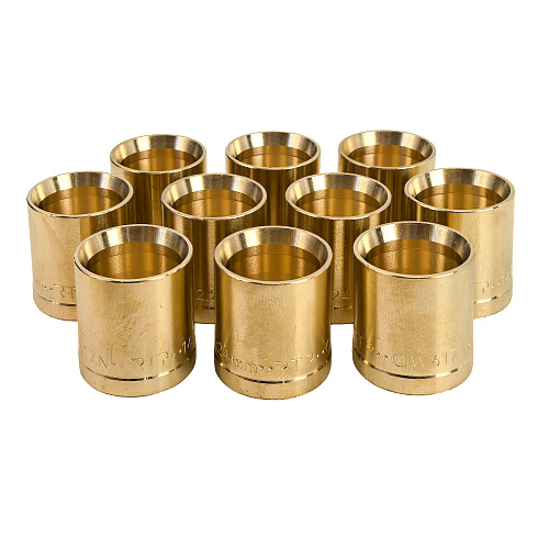 Гильза аксиальная, латунь,16, желтый, RTP