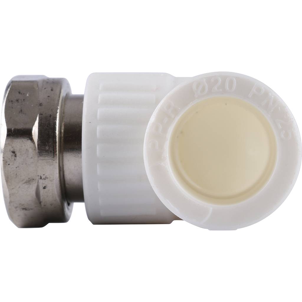 Угольник Kalde для полипропиленовых труб 20х3/4 , американка, 3222-tue-200c00