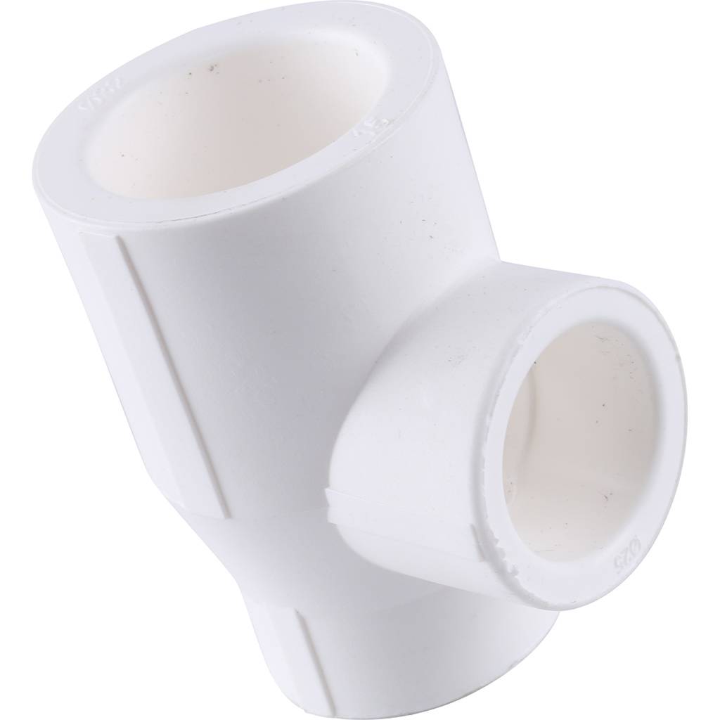 Тройник переходной Kalde 32х25х25 для полипропиленовых труб под сварку (цвет белый), 3212-tio-322525