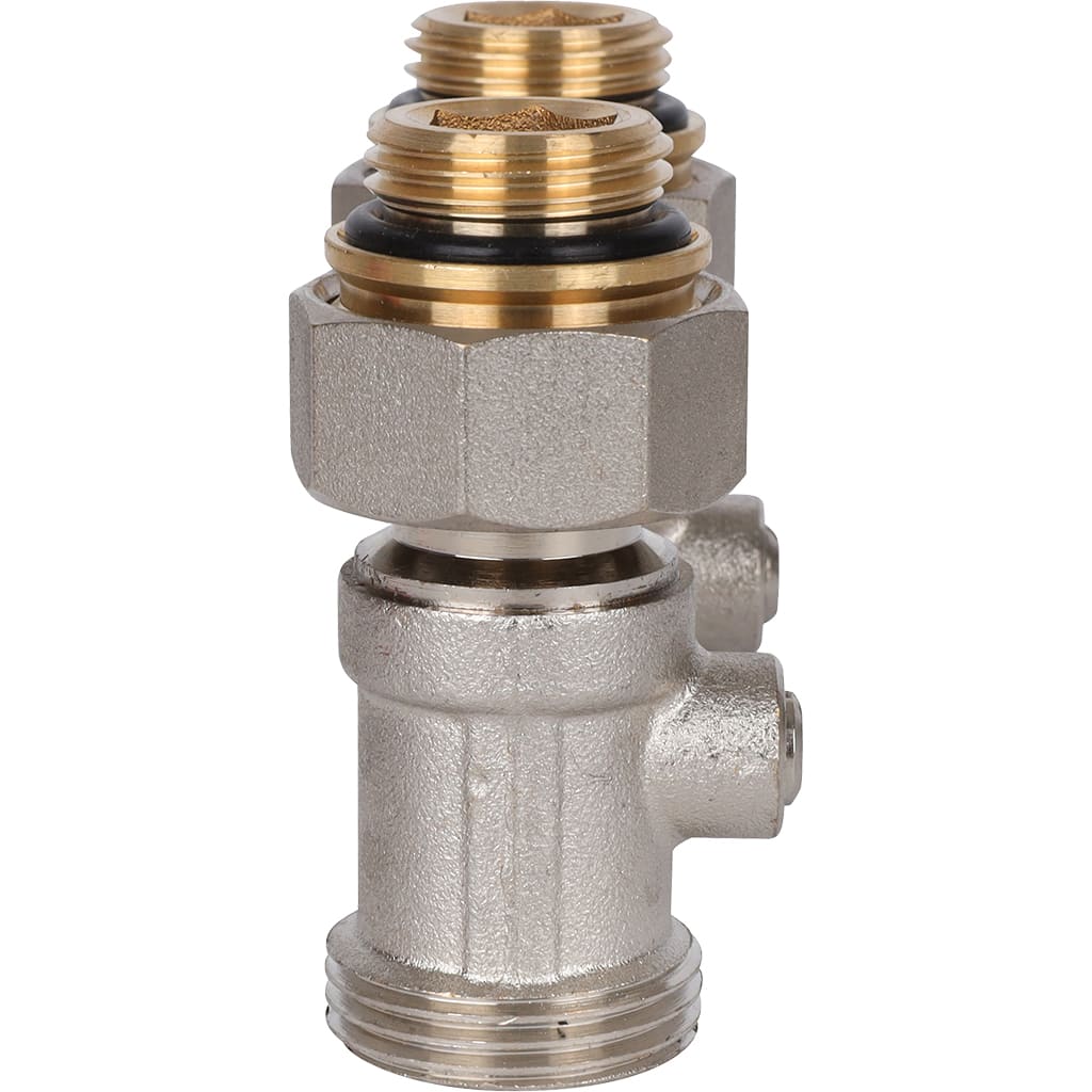 Узел нижнего подключения для радиаторов Meibes Standart line Тип D1/50 прямой, 1/2 НPx3/4 HP, F10011