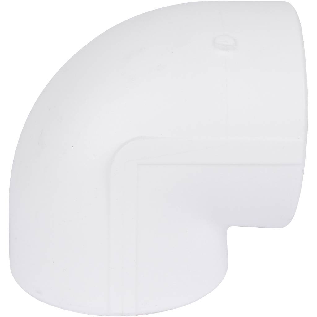 Угольник Kalde d=50 90* для полипропиленовых труб под сварку (цвет белый), R.3212-elb-500000