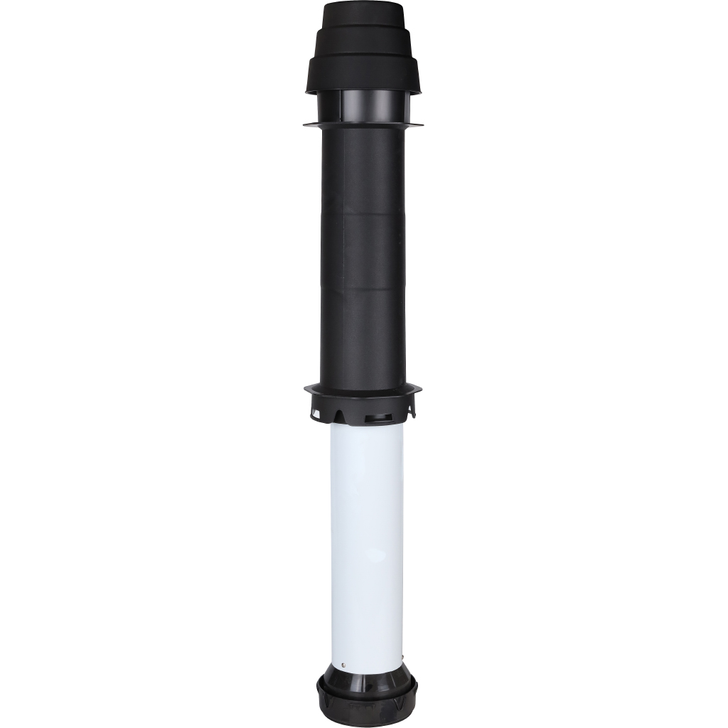 Вертикальный проход Vaillant через крышу 60/100 РР, чёрный, 0020220656