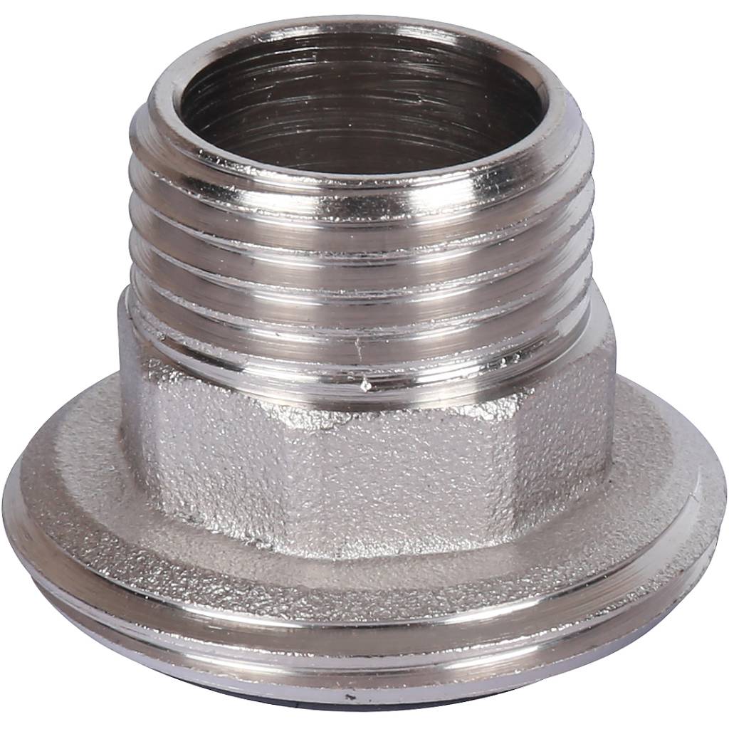 Муфта разъемная с наружной резьбой Политэк 20х1/2 для полипропиленовых труб под сварку (цвет белый), 9800002012