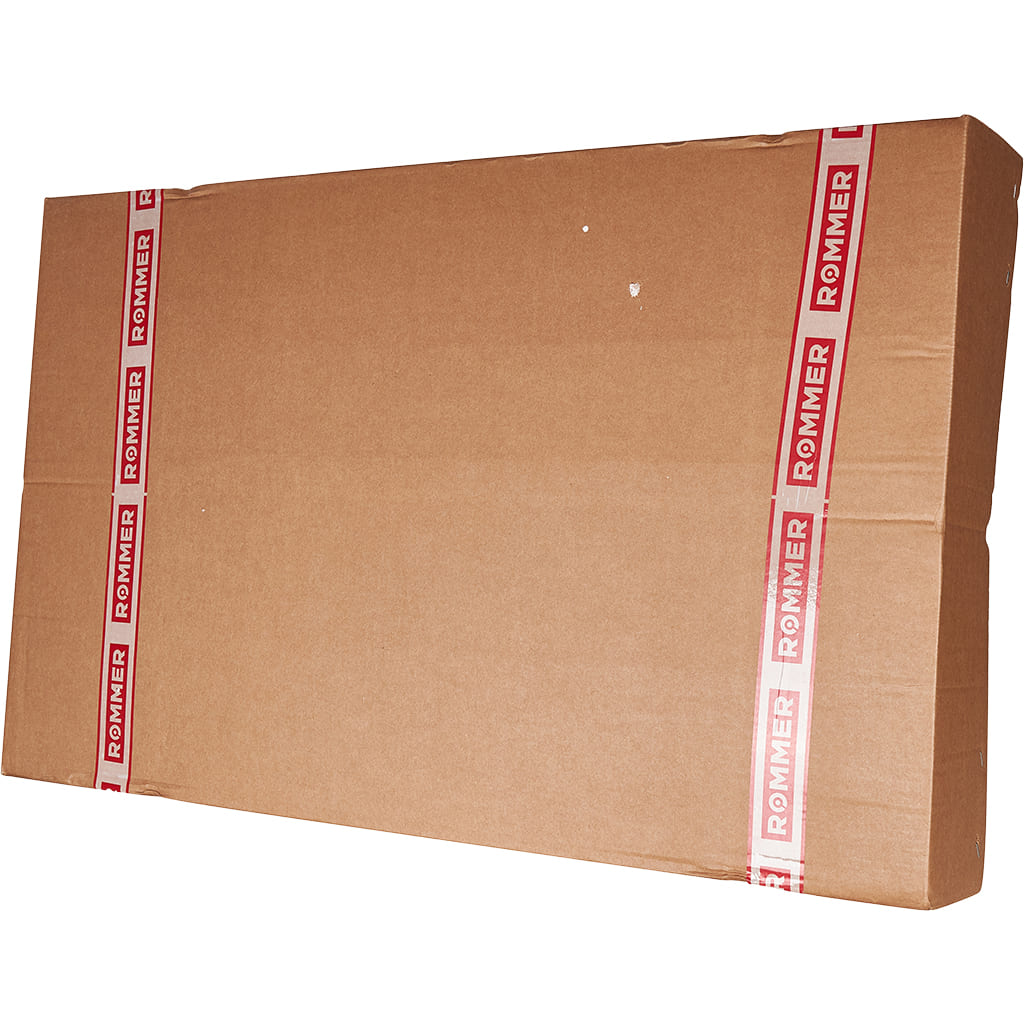 2-х трубчатый стальной радиатор ROMMER RST 2050/20 секций боковое подключение RAL9016, RST-205020-010