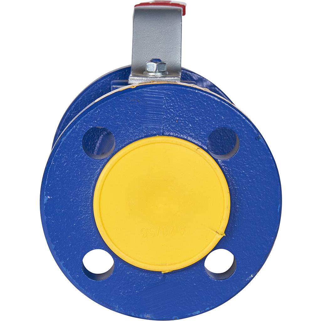 Кран шаровой ZETKAMA 565A Ду20 РУ16 фланцевый, 565A020C09