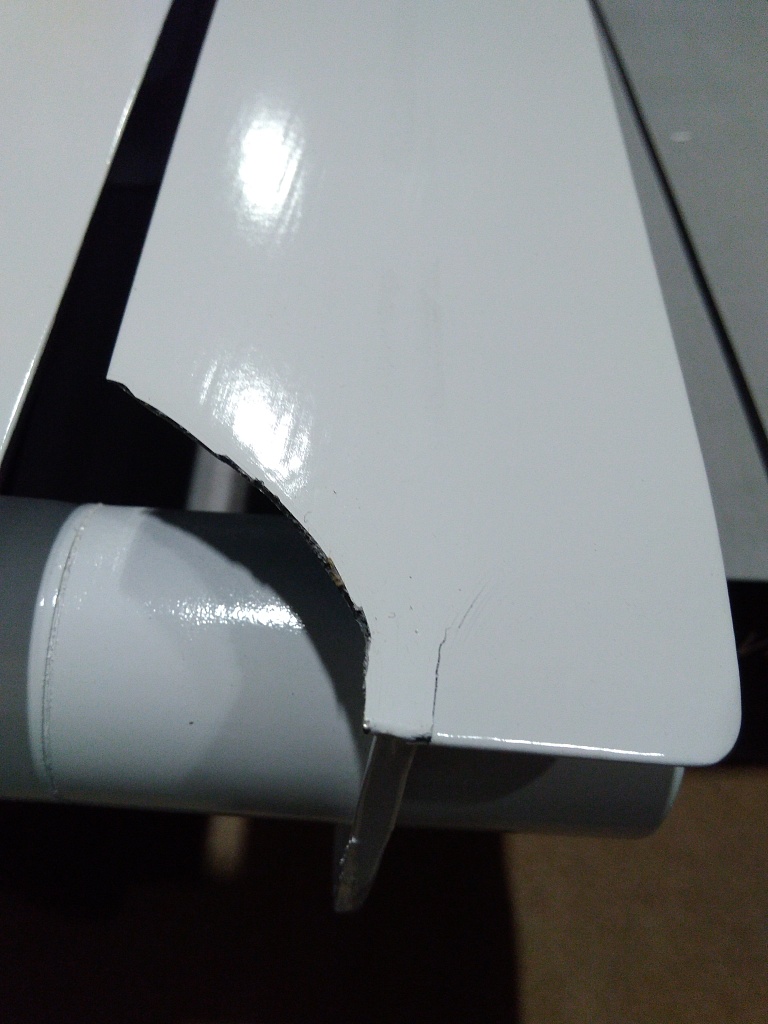 Уцененный товар (скол ламели крайней секции с лицевой стороны): Радиатор биметаллический ROMMER Optima BM 500 6 секций боковое подключение (RAL9016), RBM-0210-050006