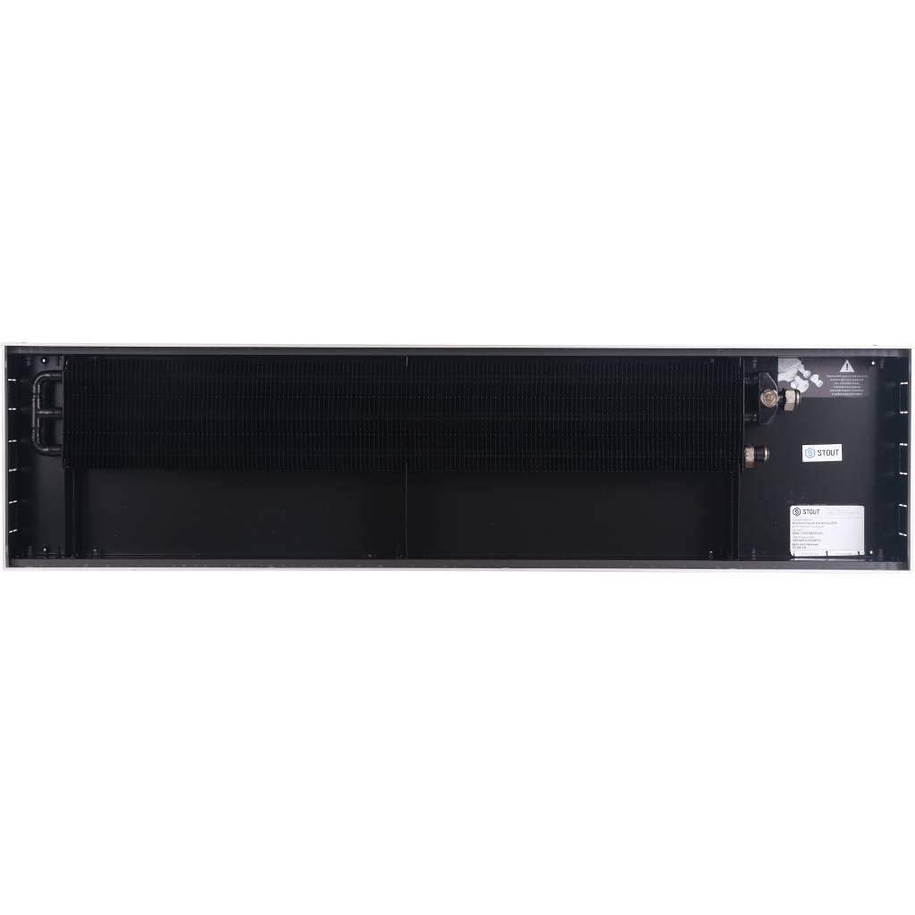 Внутрипольный конвектор STOUT SCN-1100 80х300х1200 (Решётка роликовая) правое подключение, SCN-1100-0830120