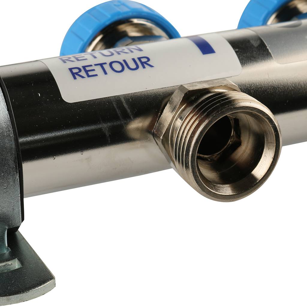 Распределительный коллектор РЕХАУ HKV-D на 3 контура (нерж .сталь), 12080311002