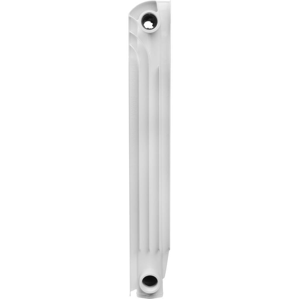 Радиатор алюминиевый Global ISEO 500 8 секций боковое подключение (белый RAL 9010), IS05001008
