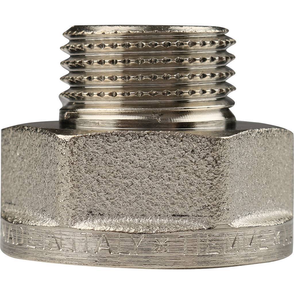 Переходник TIEMME НВ никелированный 1/2х3/4, 1500127