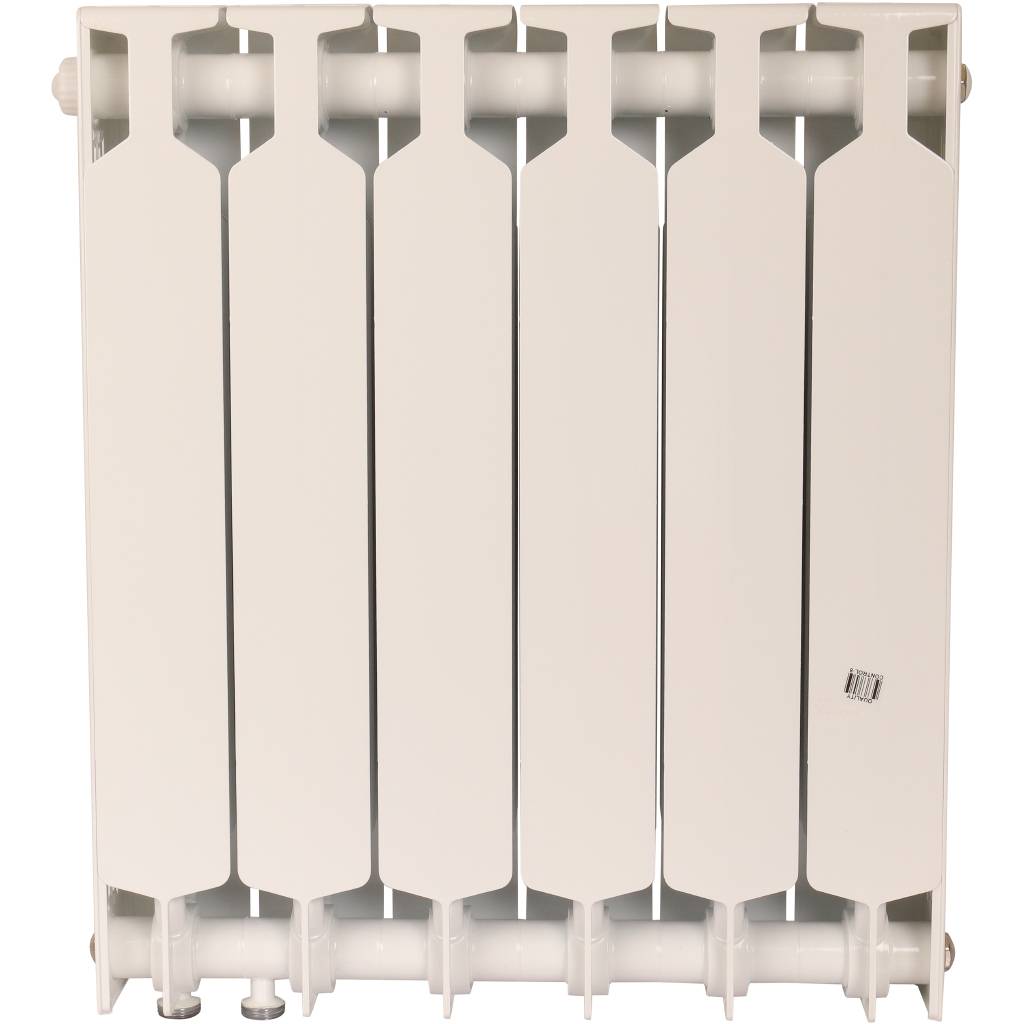 Радиатор биметаллический RIFAR SUPReMO VENTIL 500 SVR 6 секций нижнее правое подключение (белый RAL 9016), 4RS50.VR-6