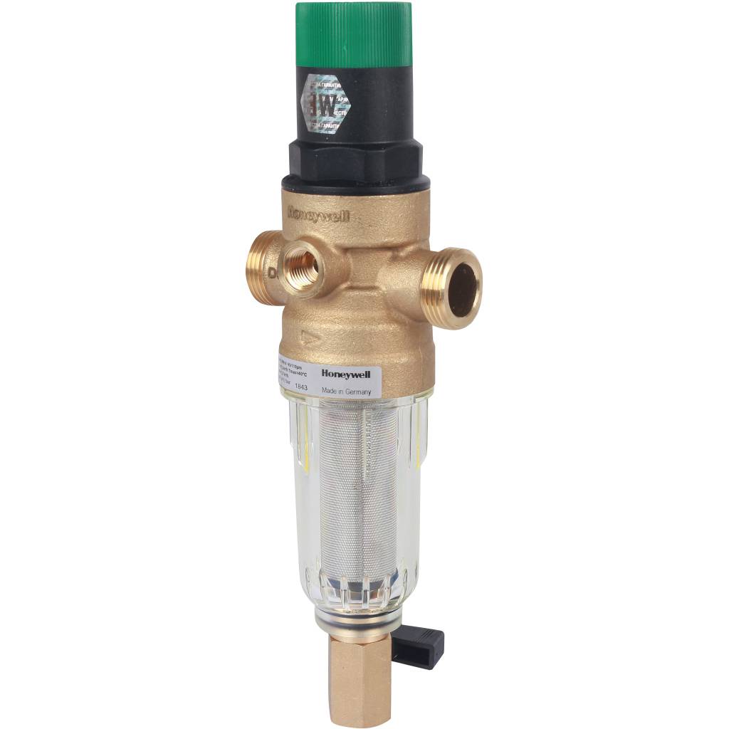 Honeywell (Resideo Braukmann) с редуктором, на холодную воду, 100 мкм, 3/4, FK06-3/4AA