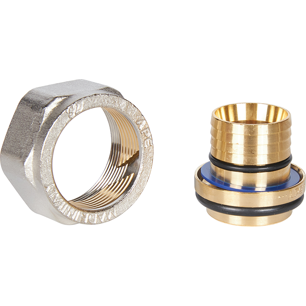 Угольник STOUT  90° 32x32 для металлопластиковых труб винтовой, SFS-0003-003232