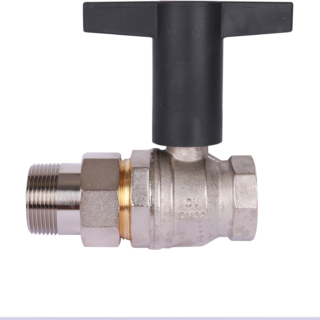 Кран шаровой OVENTROP Optibal с маховиком ВР конич. уплотн. с НГ 1 1/4, 1075710