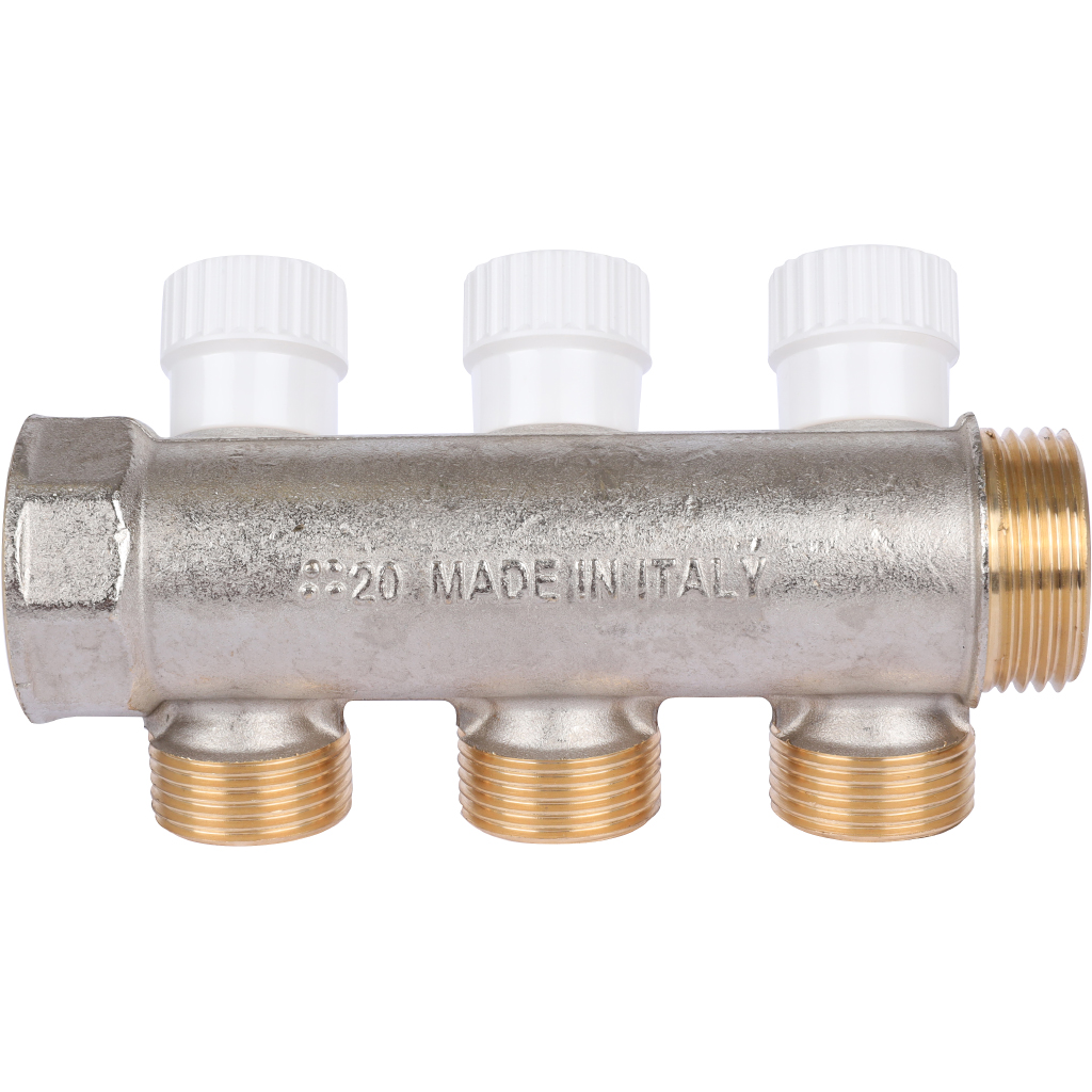 3-х ходовой коллектор LUXOR с перекрывающими кранами CP 453 (G1xG3/4 EK)