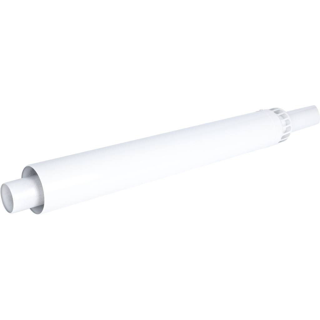 Коаксиальная труба Baxi с наконечником диам. 60/100 мм, общая длина 1000 мм, выступ дымовой трубы 250 мм - антиоблединительное исполнение, MT71413611