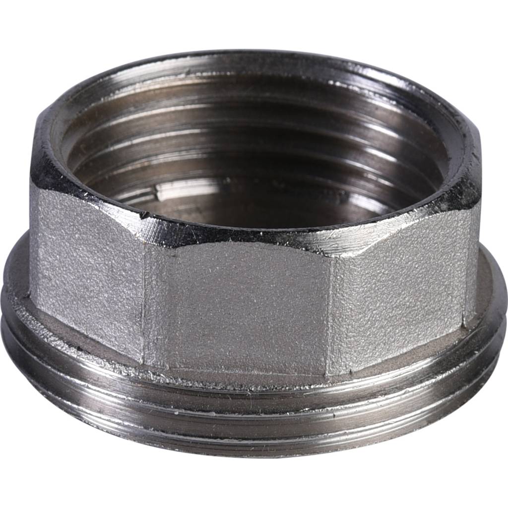 Муфта разъемная с наружной резьбой Политэк 20х1 для полипропиленовых труб под сварку (цвет белый)