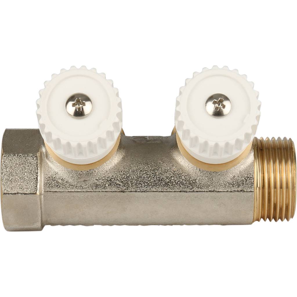 Коллектор распределительный STOUT 3/4 , 2 отвода 3/4 ЕК