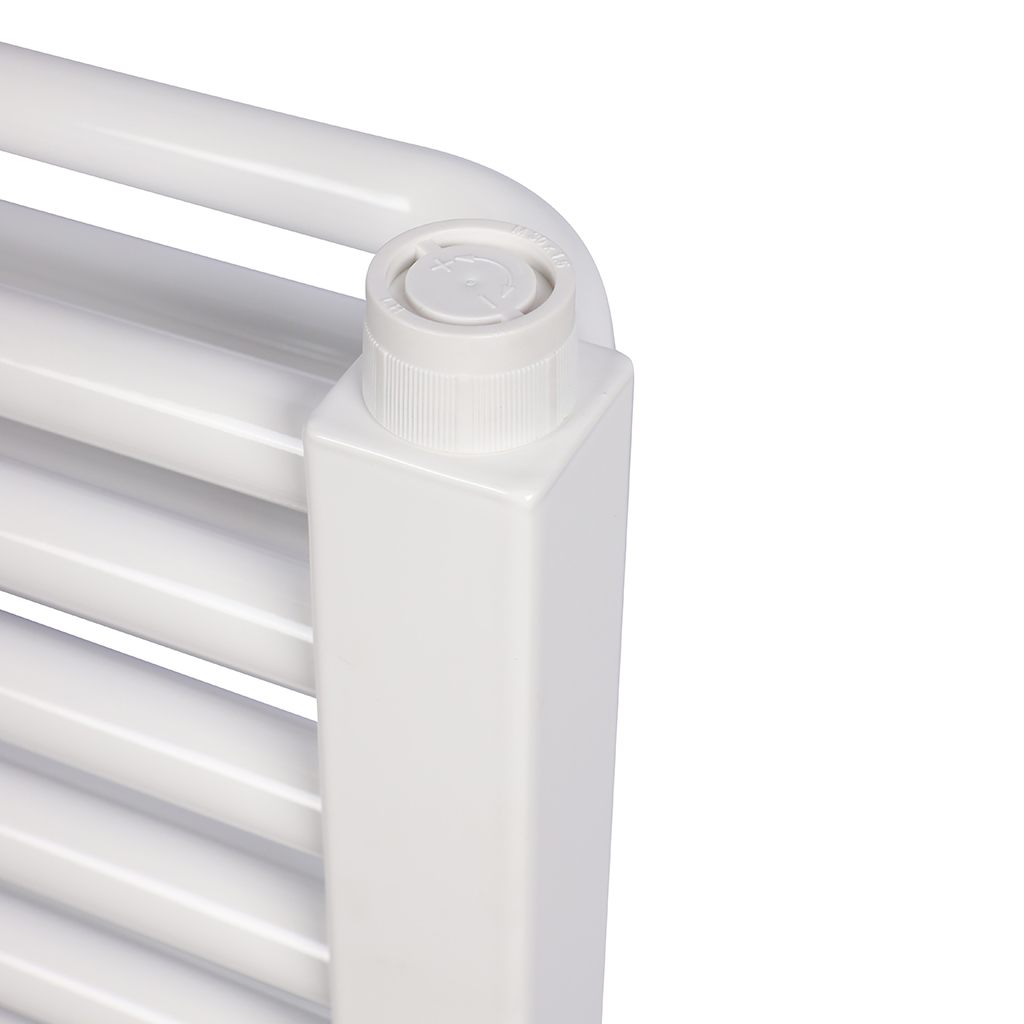 2-х трубчатый радиатор стальной ROMMER RST 2175/08 секций нижнее правое подключение RAL9016, RST-217508-020