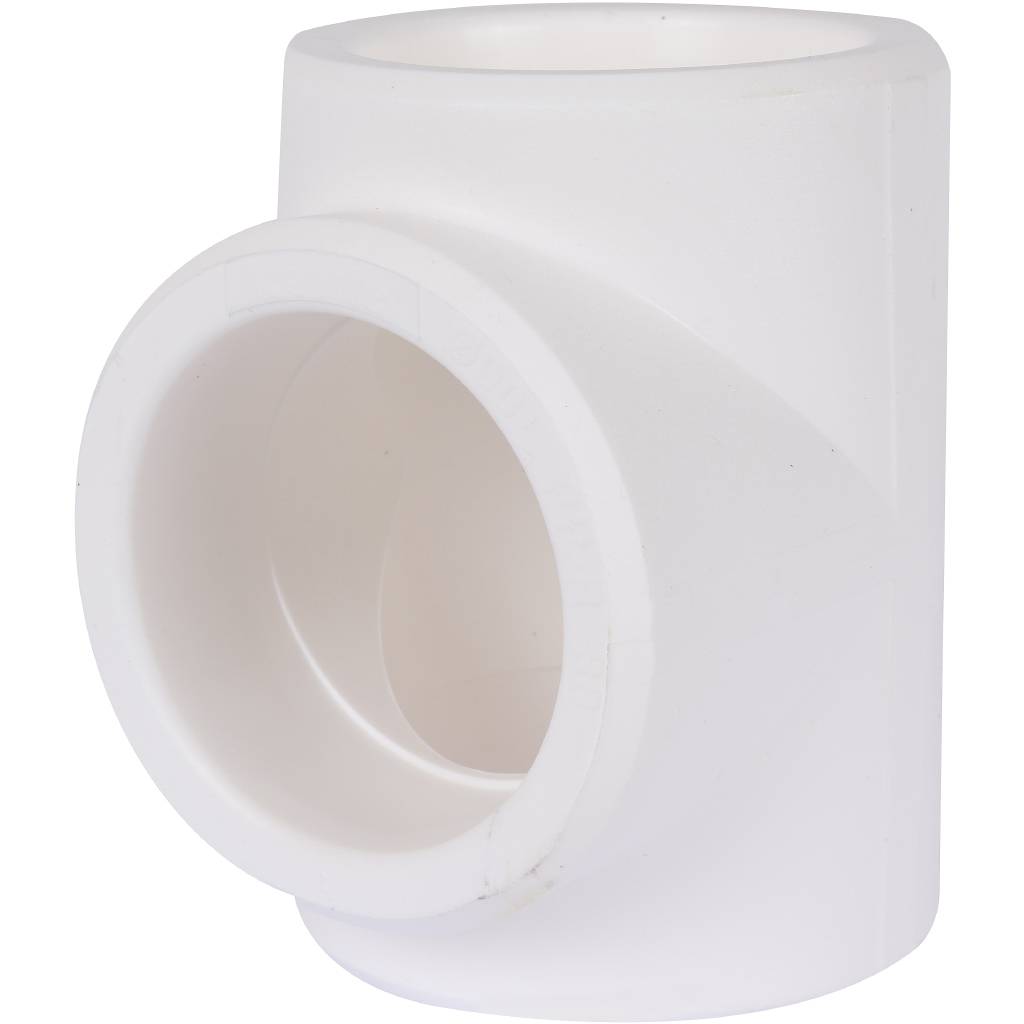Тройник Kalde d=90 для полипропиленовых труб под сварку (цвет белый), 3212-teo-900000