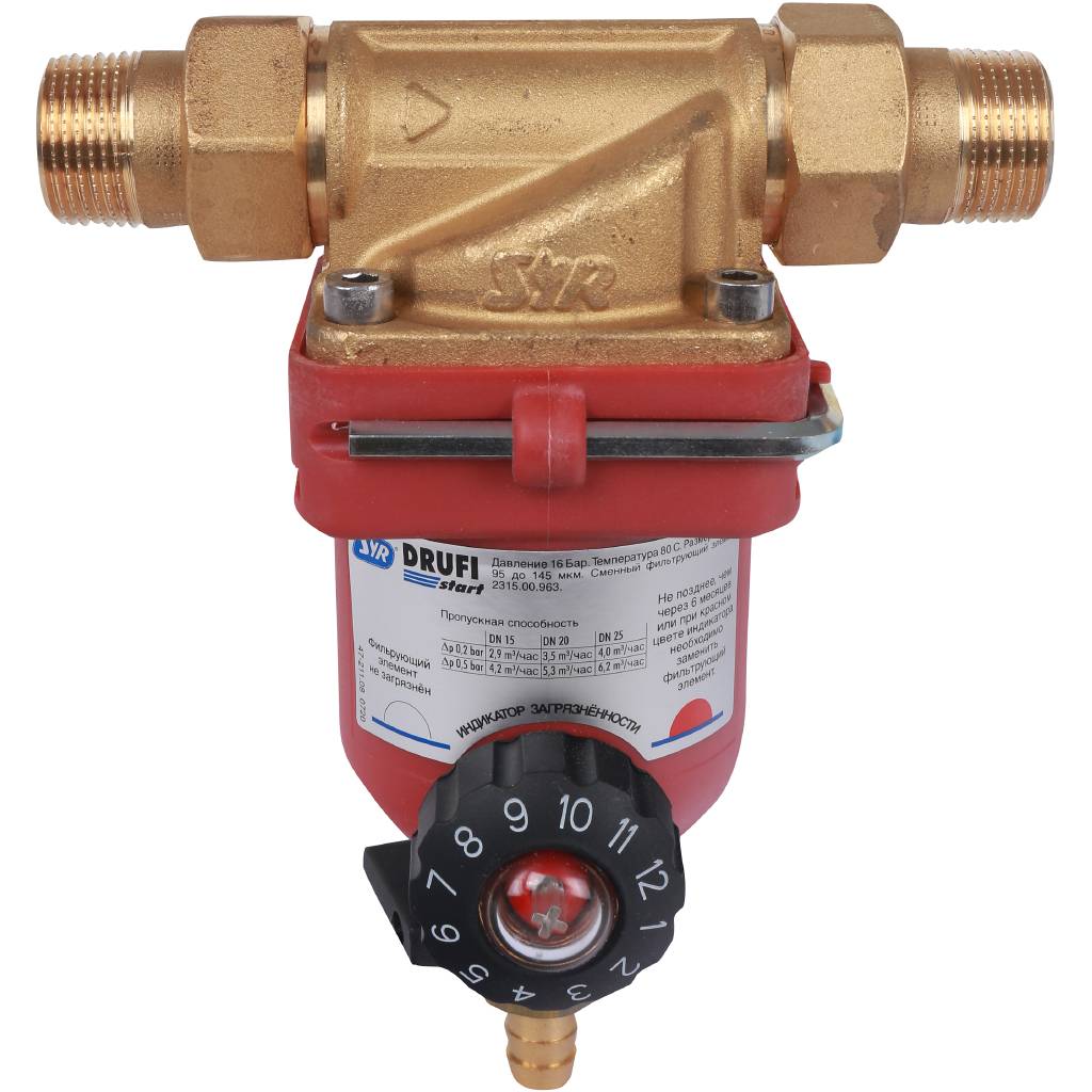 Фильтр SYR DRUFI Start Hot DN 20, 2315.25.013 (2315.20.013)