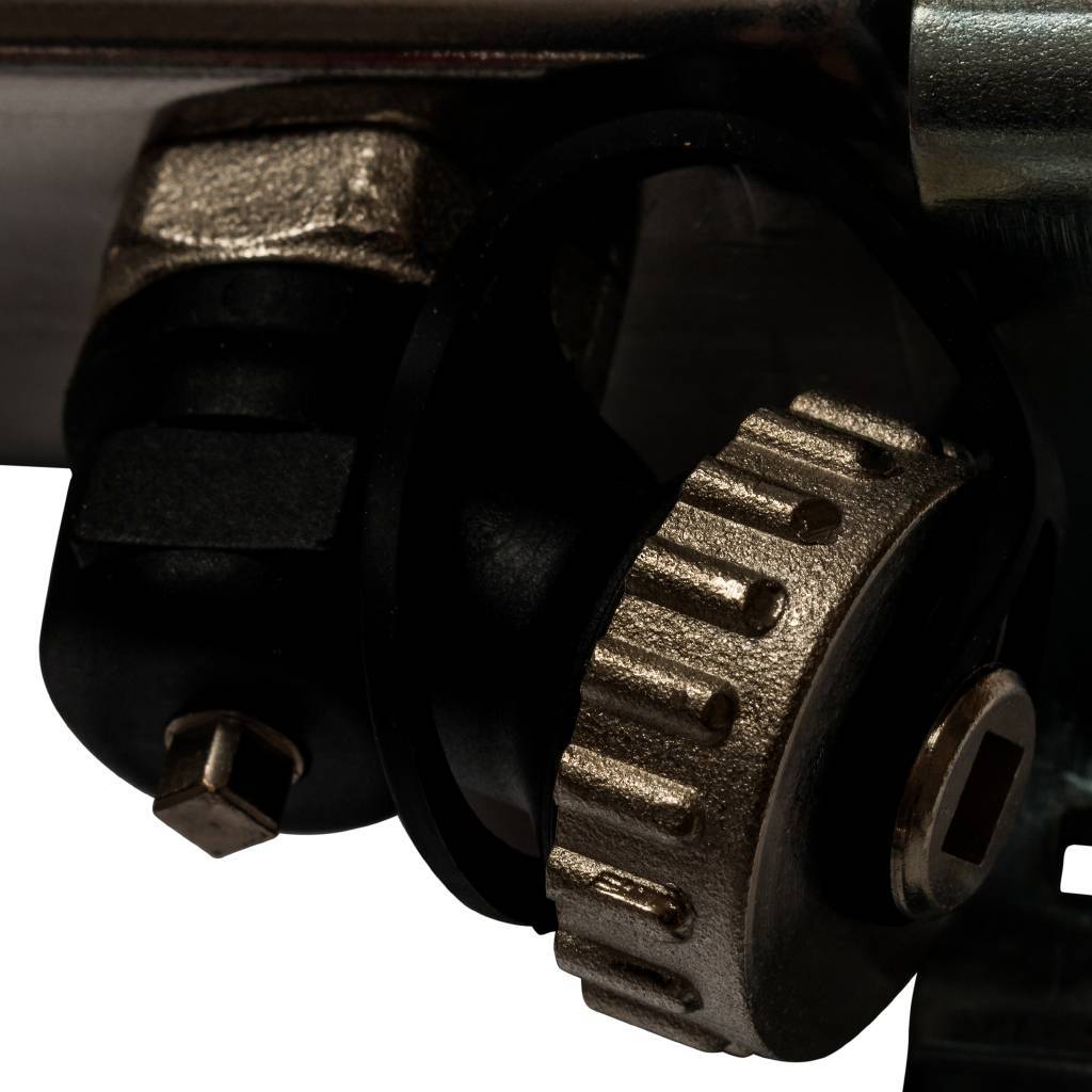 Коллектор из нержавеющей стали с расходомерами, с клапаном вып. воздуха и сливом STOUT 9 выходов, SMS-0927-000009