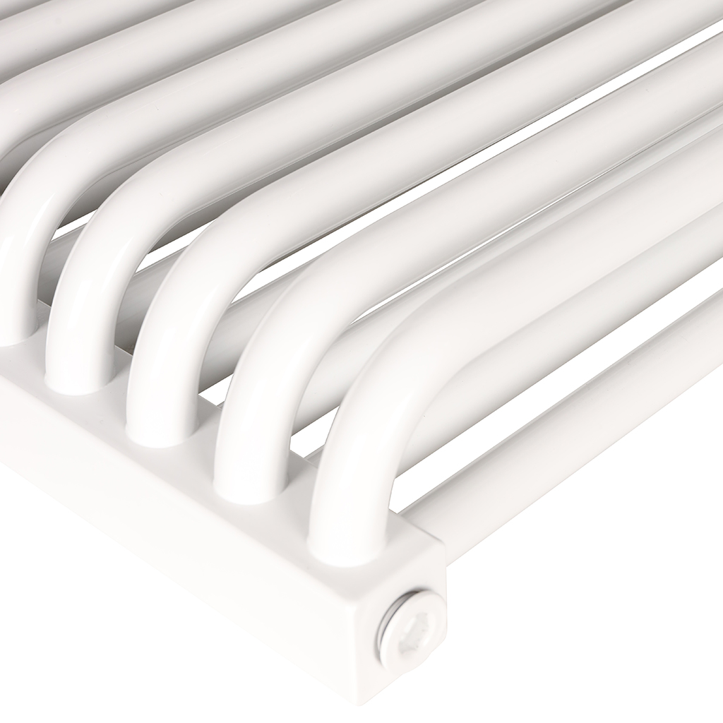 2-х трубчатый стальной радиатор ROMMER RST 2050/12 секций боковое подключение RAL9016, RST-205012-010