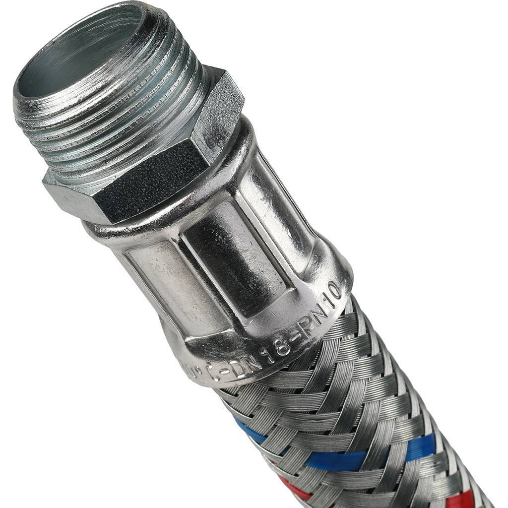 Гибкая подводка для воды STOUT НР 3/4 х ВР 3/4, длина 500 мм, SHF-0205-182020