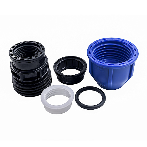 Муфта компрессионная, полипропилен внутренняя резьба 25х 3/4, для полиэтиленовых труб, РТП