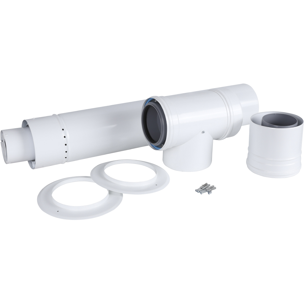 Горизонтальный коаксиальный дымоход DeDietrich 110/150мм