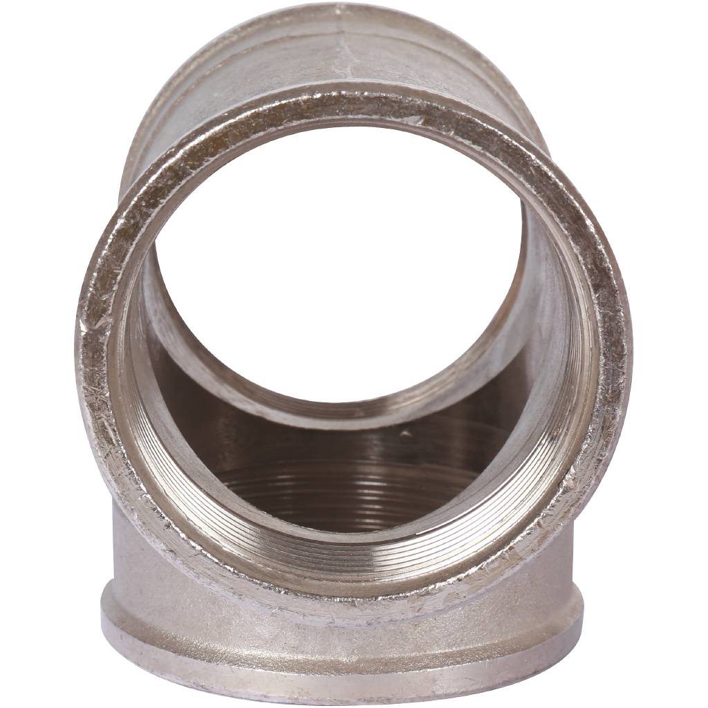 Тройник TIEMME 2 ВР никель, 1500362