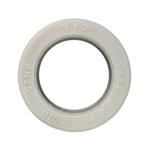 Муфта PPR  20, PN25 серый, РТП