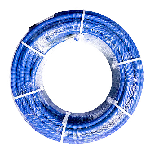 Труба EVOH PE-Xa в гофроизоляции 16х2,2х23, 100м синяя, RTP