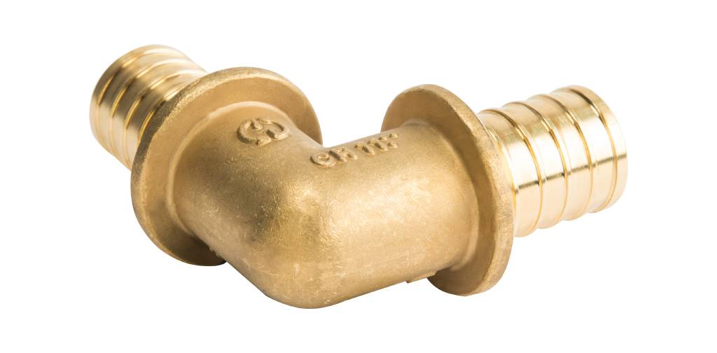 Угольник STOUT 90° 20 для труб из сшитого полиэтилена аксиальный, SFA-0007-000020