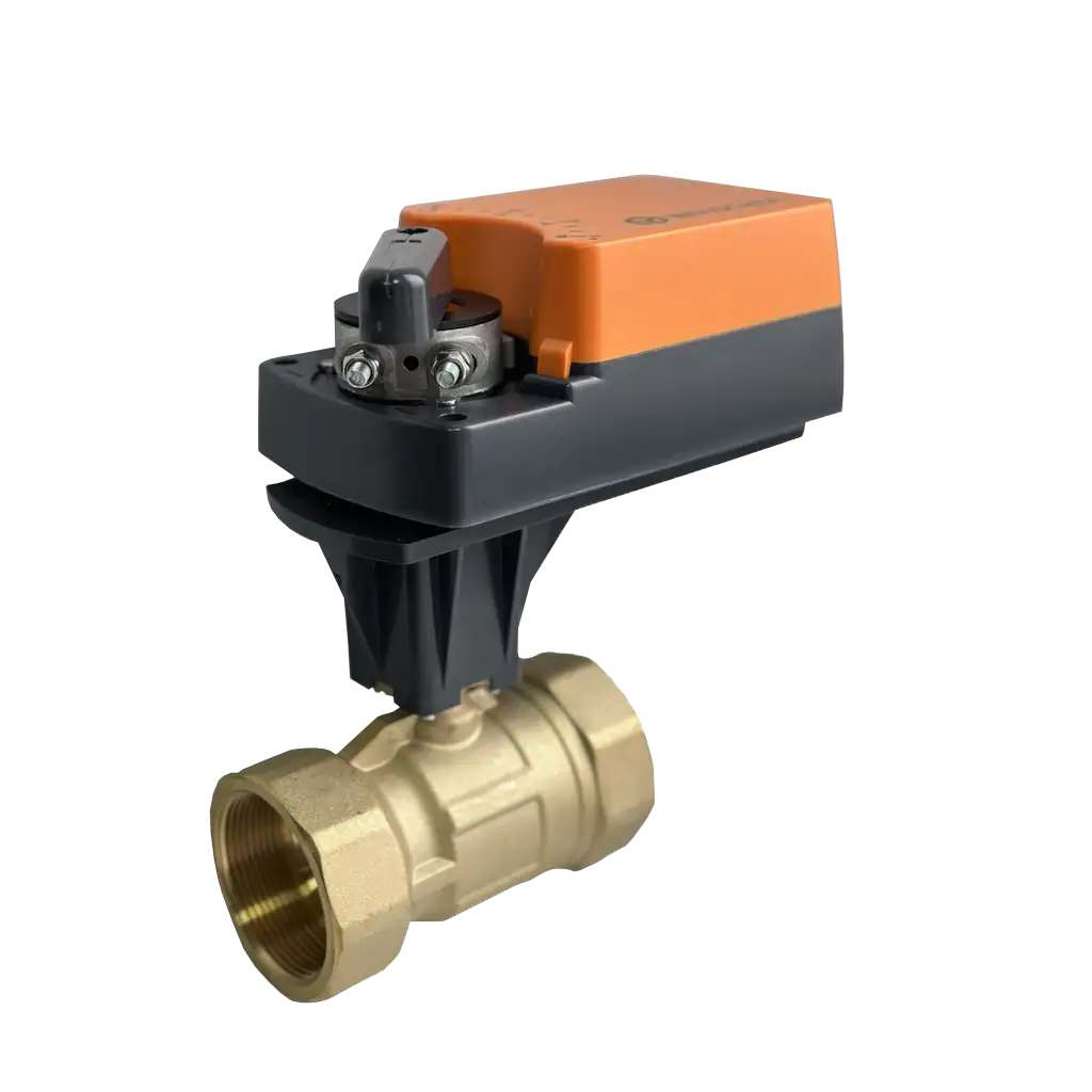 Двухходовой шаровой кран с электроприводом Теплосила TBV-15-4,0/TSL-06-1A-24, TS-48692