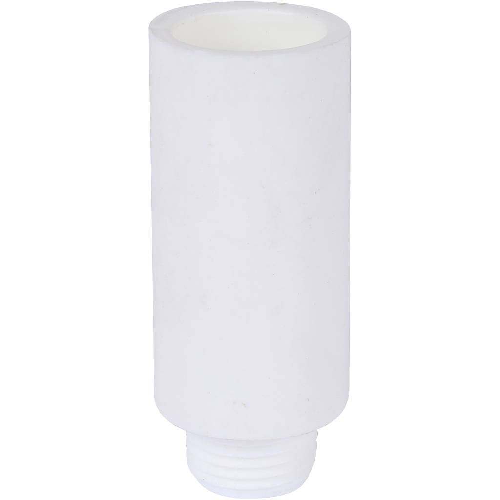Заглушка Kalde d=20 удлиненная с резьбой для полипропиленовых труб под сварку (цвет белый), 3292-stu-200000