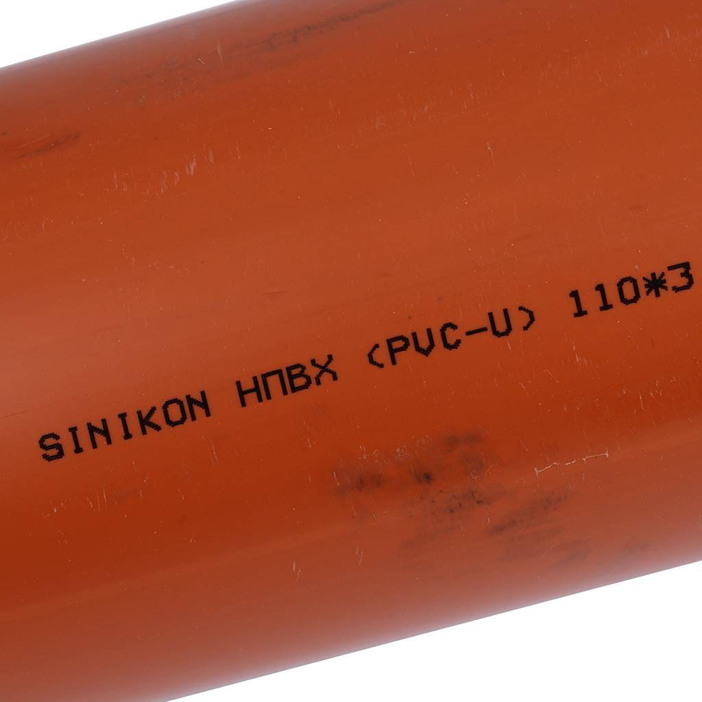 Труба для наружной канализации Sinikon НПВХ D110x3,2 SN4 (Длина: 500 мм), 20005.R