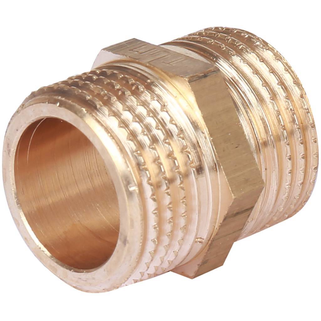 Ниппель HH TIEMME 1/2х1/2 для стальных труб резьбовой, 1500002