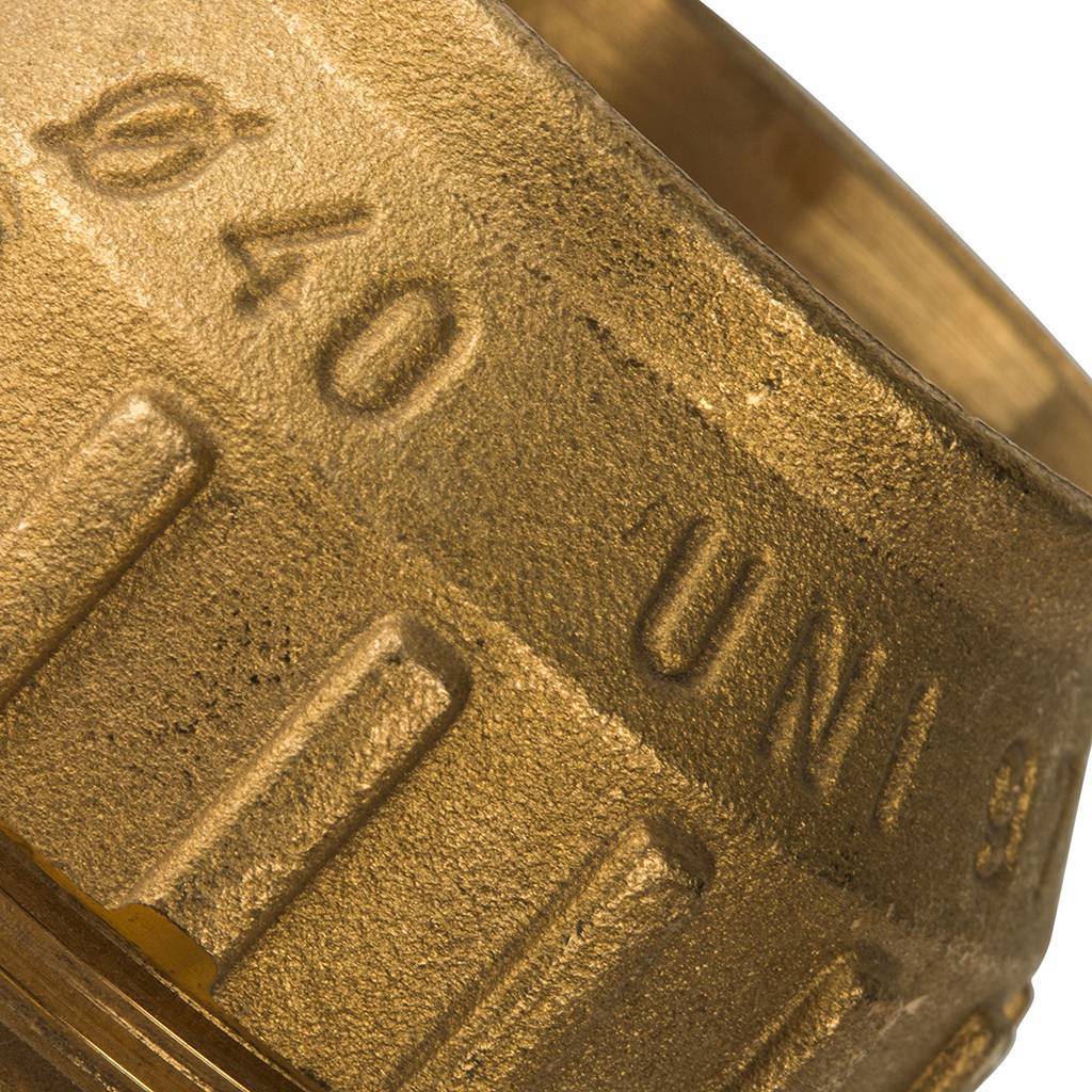 Тройник TIEMME с наружной резьбой 40х1 1/4х40 для труб ПНД винтовой, 3400075