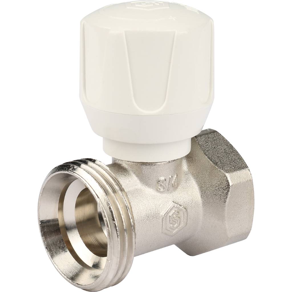 Клапан ручной терморегулирующий STOUT SVR прямой 3/4, SVR-2122-000020