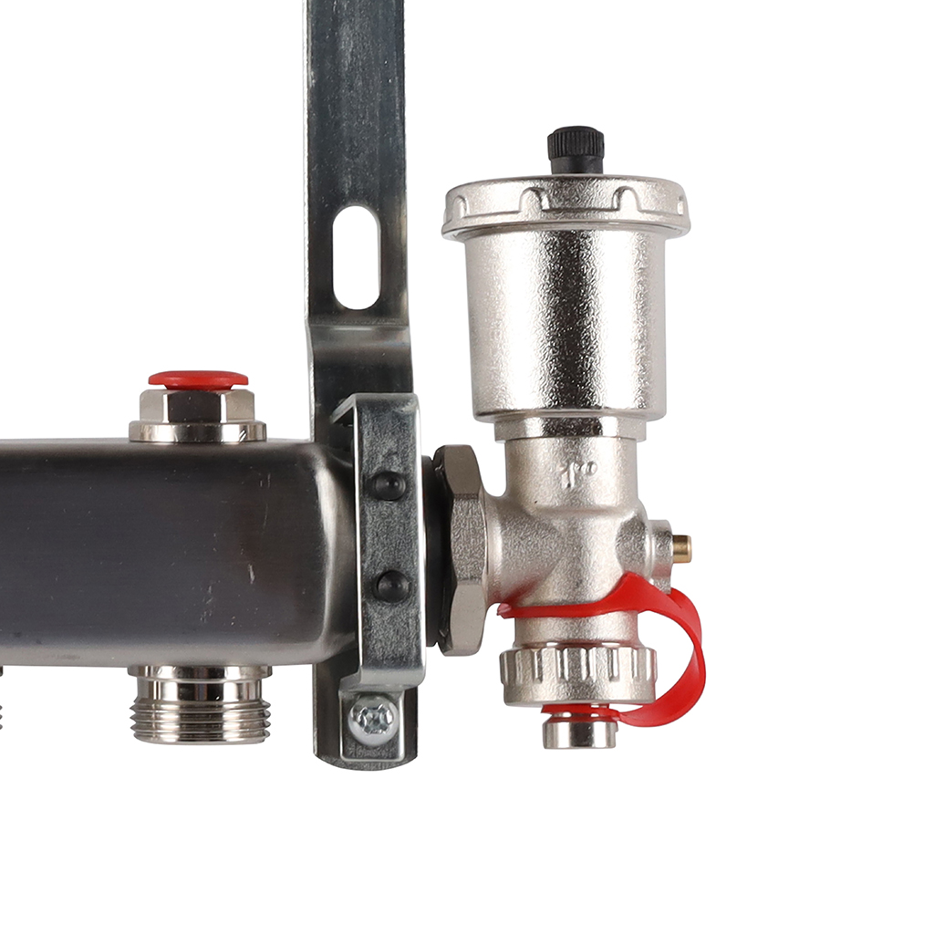 Коллектор из нержавеющей стали в сборе без расходомеров ROMMER 4 выхода, RMS-3210-000004