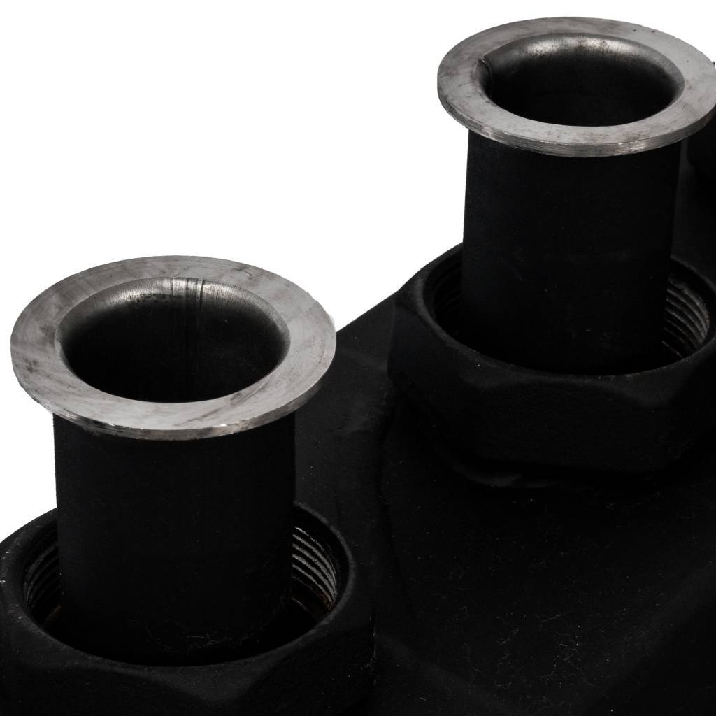 Стальной распределительный коллектор STOUT SDG-0016 3 отопительных контура, в теплоизоляции DN 32