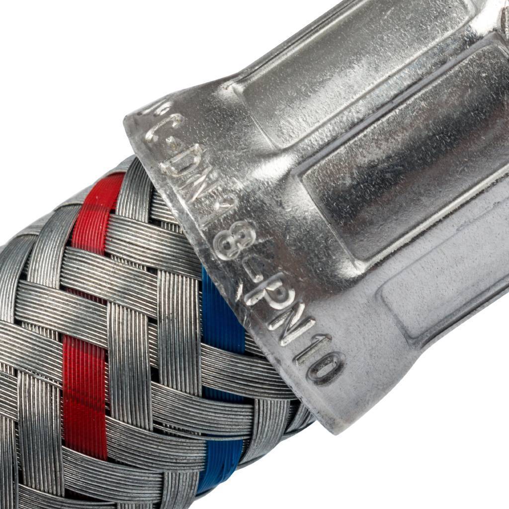 Гибкая подводка для воды STOUT ВР 1 х ВР 1, длина 1000 мм, SHF-0147-182525